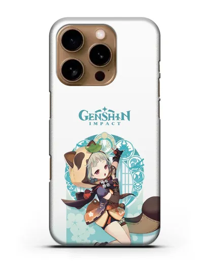 Чехол Genshin Impact (Геншин Импакт) - Саю силиконовый для iPhone 16 Pro
