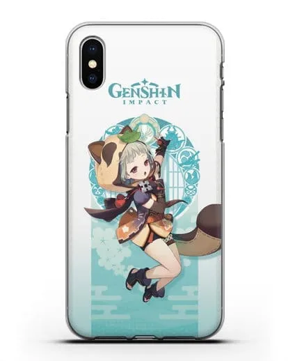 Чехол Genshin Impact (Геншин Импакт) - Саю силиконовый для iPhone XS