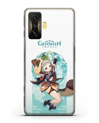 Чехол Genshin Impact (Геншин Импакт) - Саю силиконовый для Xiaomi Poco F4 GT