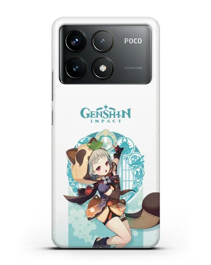 Чехол Genshin Impact (Геншин Импакт) - Саю силиконовый для Xiaomi Poco F6 Pro