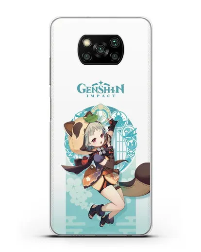 Чехол Genshin Impact (Геншин Импакт) - Саю силиконовый для Xiaomi Poco X3 Pro