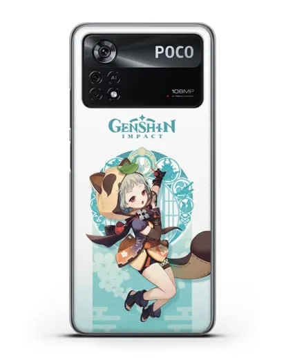 Чехол Genshin Impact (Геншин Импакт) - Саю силиконовый для Xiaomi Poco X4 Pro