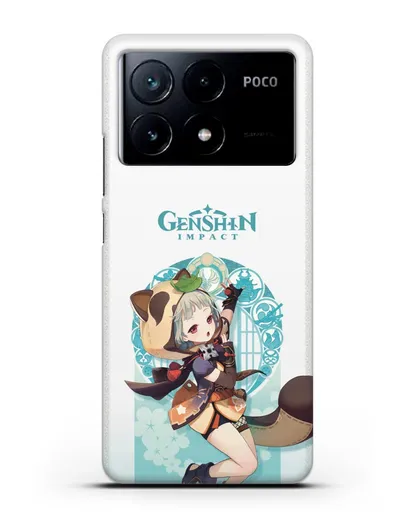 Чехол Genshin Impact (Геншин Импакт) - Саю силиконовый для Xiaomi Poco X6 Pro