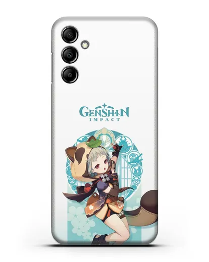 Чехол Genshin Impact (Геншин Импакт) - Саю силиконовый для Samsung Galaxy A14 [SM-A145]