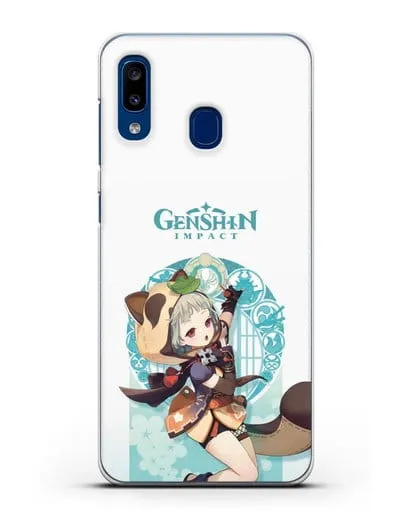Чехол Genshin Impact (Геншин Импакт) - Саю силиконовый для Samsung Galaxy A20 [SM-A205FN]