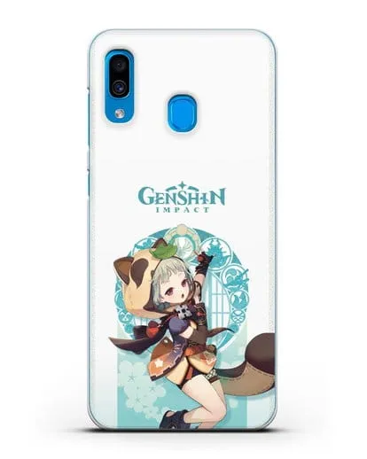 Чехол Genshin Impact (Геншин Импакт) - Саю силиконовый для Samsung Galaxy A30 [SM-A305FN]