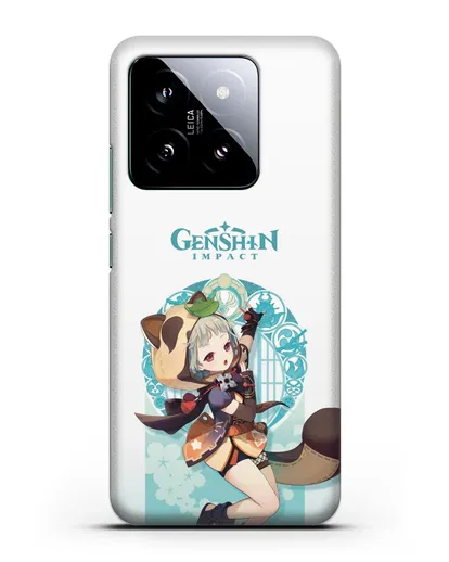 Чехол Genshin Impact (Геншин Импакт) - Саю силиконовый для Xiaomi 14