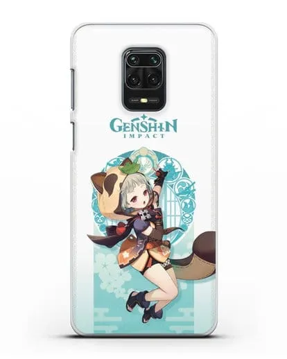 Чехол Genshin Impact (Геншин Импакт) - Саю силиконовый для Xiaomi Redmi Note 9 Pro