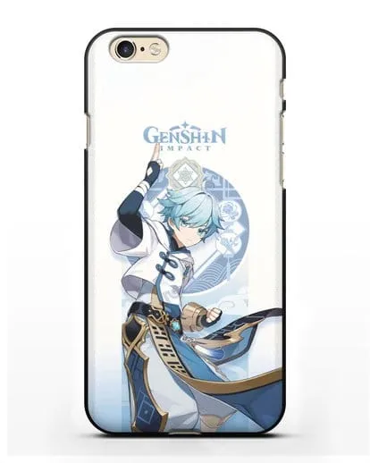 Чехол Genshin Impact (Геншин Импакт) - Чун Юнь силиконовый для iPhone 6