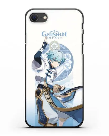Чехол Genshin Impact (Геншин Импакт) - Чун Юнь силиконовый для iPhone SE 2020
