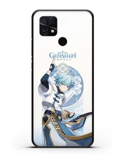 Чехол Genshin Impact (Геншин Импакт) - Чун Юнь силиконовый для Xiaomi Poco C40