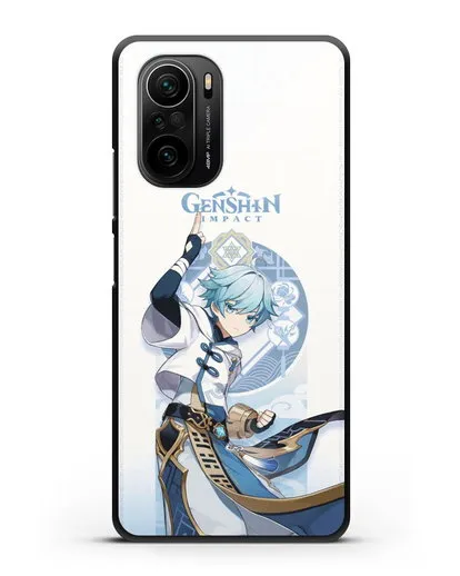 Чехол Genshin Impact (Геншин Импакт) - Чун Юнь силиконовый для Xiaomi Poco F3 Pro