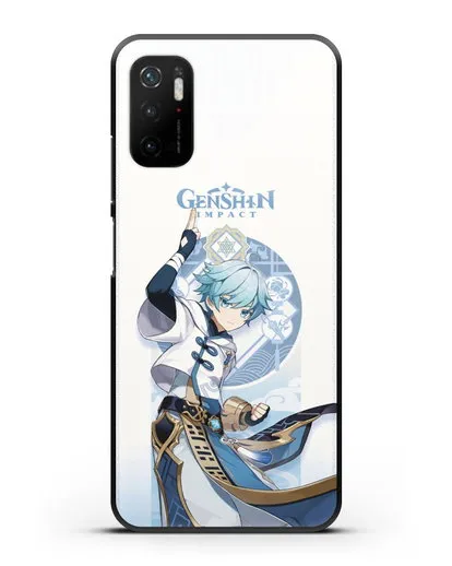 Чехол Genshin Impact (Геншин Импакт) - Чун Юнь силиконовый для Xiaomi Poco M3 Pro