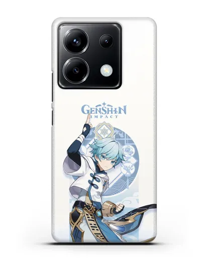Чехол Genshin Impact (Геншин Импакт) - Чун Юнь силиконовый для Xiaomi Poco X6