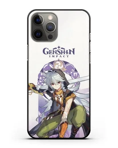 Чехол Genshin Impact (Геншин Импакт) - Рейзор силиконовый для iPhone 12 Pro Max