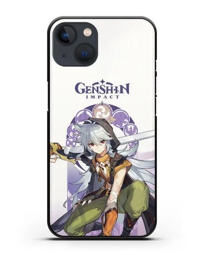 Чехол Genshin Impact (Геншин Импакт) - Рейзор силиконовый для iPhone 13