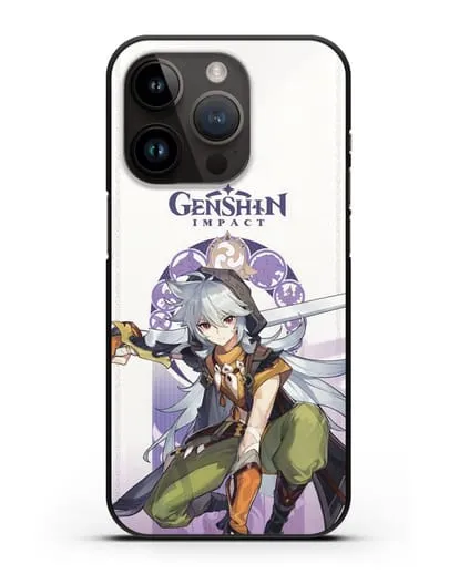 Чехол Genshin Impact (Геншин Импакт) - Рейзор силиконовый для iPhone 14 Pro