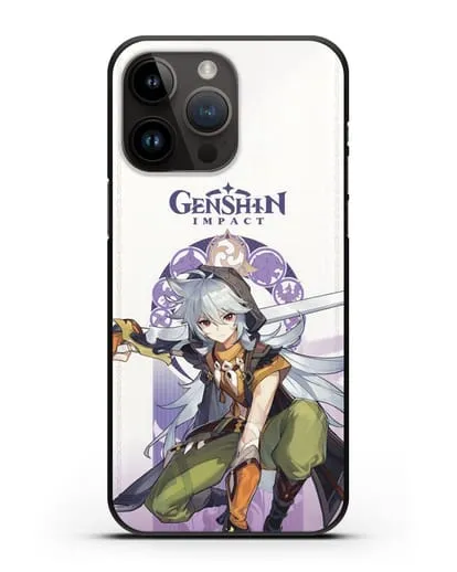 Чехол Genshin Impact (Геншин Импакт) - Рейзор силиконовый для iPhone 14 Pro Max