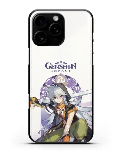Чехол Genshin Impact (Геншин Импакт) - Рейзор силиконовый для iPhone 16 Pro Max