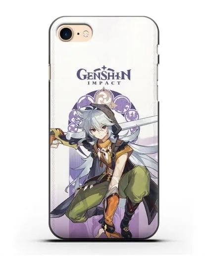 Чехол Genshin Impact (Геншин Импакт) - Рейзор силиконовый для iPhone 8