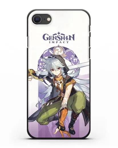 Чехол Genshin Impact (Геншин Импакт) - Рейзор силиконовый для iPhone SE 2020
