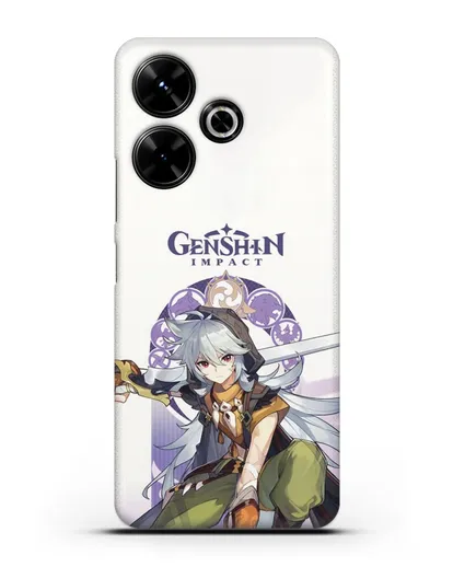 Чехол Genshin Impact (Геншин Импакт) - Рейзор силиконовый для Xiaomi Poco M6