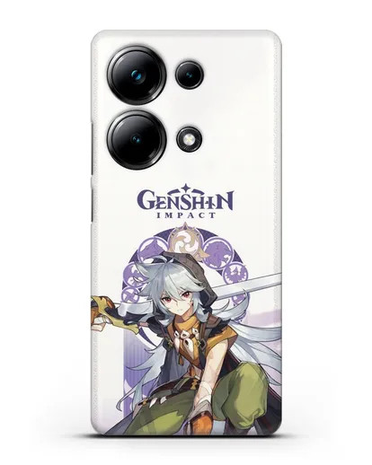 Чехол Genshin Impact (Геншин Импакт) - Рейзор силиконовый для Xiaomi Poco M6 Pro