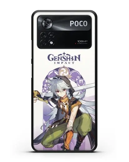 Чехол Genshin Impact (Геншин Импакт) - Рейзор силиконовый для Xiaomi Poco X4 Pro