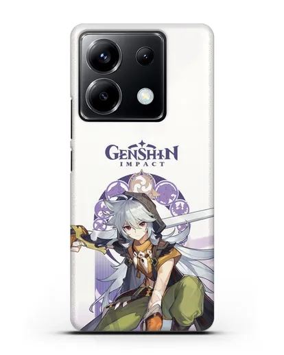 Чехол Genshin Impact (Геншин Импакт) - Рейзор силиконовый для Xiaomi Poco X6