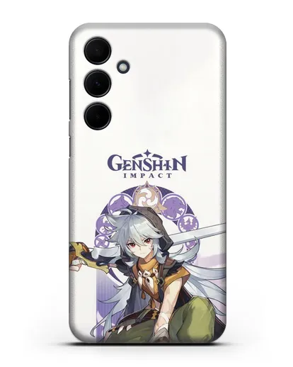 Чехол Genshin Impact (Геншин Импакт) - Рейзор силиконовый для Samsung Galaxy A55 [SM-A556]