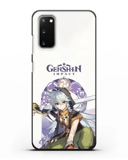 Чехол Genshin Impact (Геншин Импакт) - Рейзор силиконовый для Samsung Galaxy S20 [SM-G980F]