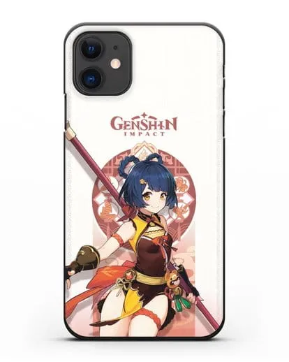 Чехол Genshin Impact (Геншин Импакт) - Сян Лин силиконовый для iPhone 11