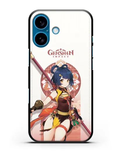 Чехол Genshin Impact (Геншин Импакт) - Сян Лин силиконовый для iPhone 16