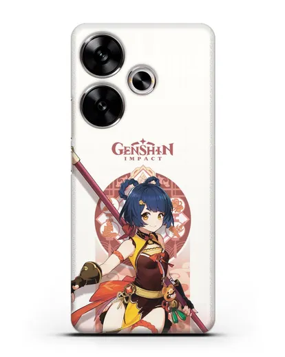 Чехол Genshin Impact (Геншин Импакт) - Сян Лин силиконовый для Xiaomi Poco F6