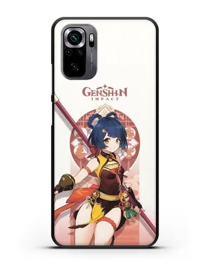 Чехол Genshin Impact (Геншин Импакт) - Сян Лин силиконовый для Xiaomi Poco M5s