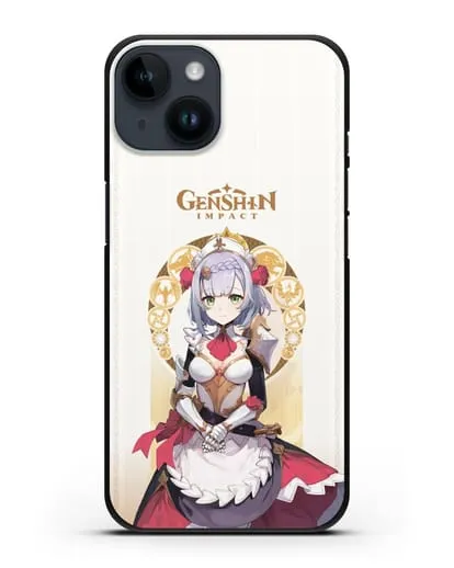 Чехол Genshin Impact (Геншин Импакт) - Ноэль силиконовый для iPhone 14