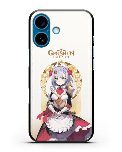 Чехол Genshin Impact (Геншин Импакт) - Ноэль силиконовый для iPhone 16