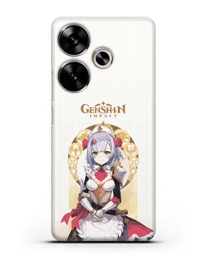 Чехол Genshin Impact (Геншин Импакт) - Ноэль силиконовый для Xiaomi Poco F6