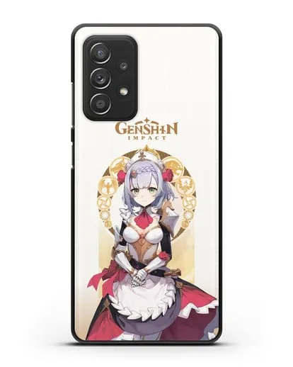 Чехол Genshin Impact (Геншин Импакт) - Ноэль силиконовый для Samsung Galaxy A53