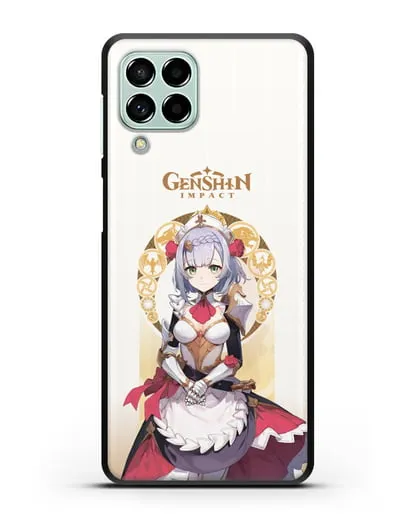 Чехол Genshin Impact (Геншин Импакт) - Ноэль силиконовый для Samsung Galaxy M53 [SM-M536]