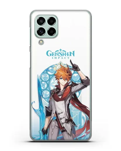 Чехол Genshin Impact (Геншин Импакт) - Тарталья силиконовый для Samsung Galaxy M53 [SM-M536]