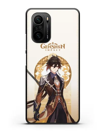 Чехол Genshin Impact (Геншин Импакт) - Жонгли силиконовый для Xiaomi Poco F3