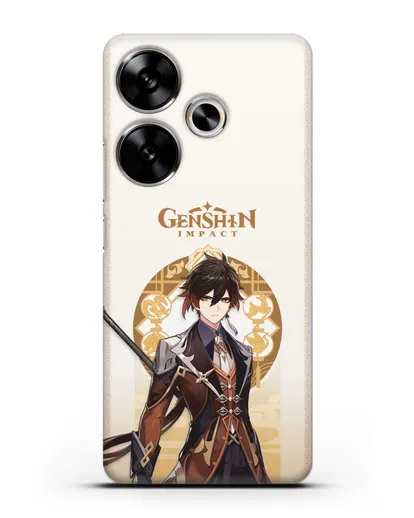 Чехол Genshin Impact (Геншин Импакт) - Жонгли силиконовый для Xiaomi Poco F6