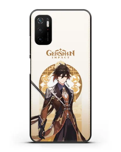 Чехол Genshin Impact (Геншин Импакт) - Жонгли силиконовый для Xiaomi Poco M3 Pro