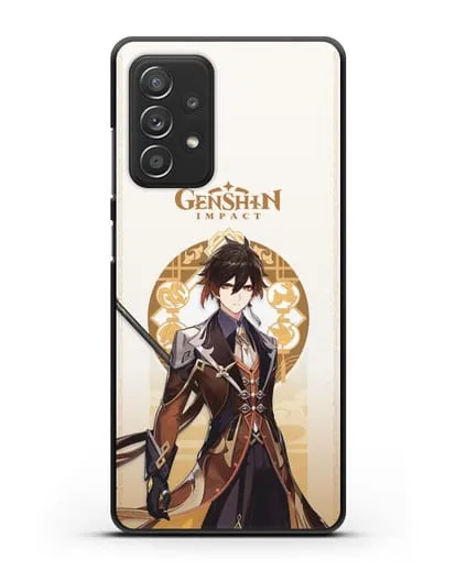 Чехол Genshin Impact (Геншин Импакт) - Жонгли силиконовый для Samsung Galaxy A53