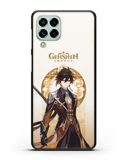 Чехол Genshin Impact (Геншин Импакт) - Жонгли силиконовый для Samsung Galaxy M53 [SM-M536]