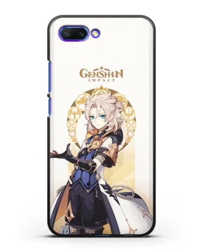 Чехол Genshin Impact (Геншин Импакт) - Альбедо силиконовый для Honor 10