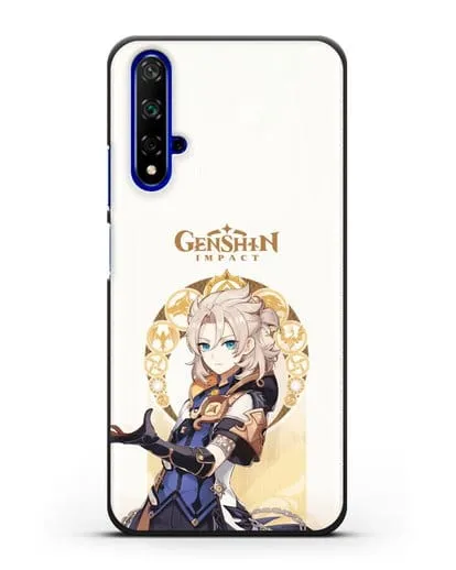 Чехол Genshin Impact (Геншин Импакт) - Альбедо силиконовый для Honor 20