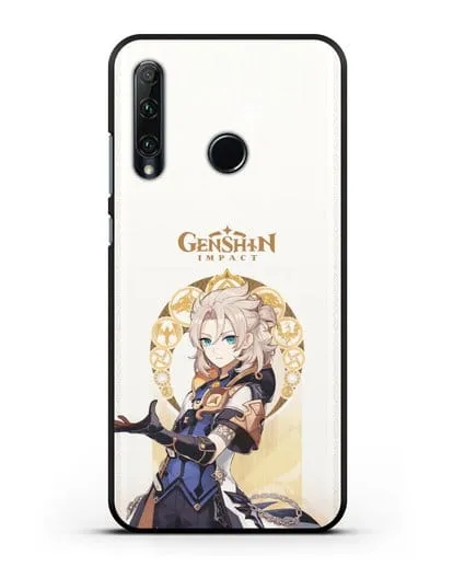 Чехол Genshin Impact (Геншин Импакт) - Альбедо силиконовый для Honor 20e