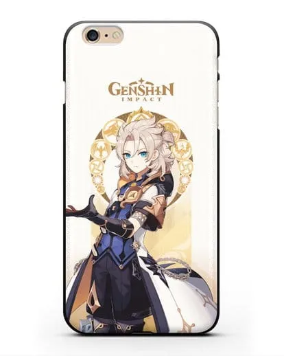 Чехол Genshin Impact (Геншин Импакт) - Альбедо силиконовый для iPhone 6s Plus